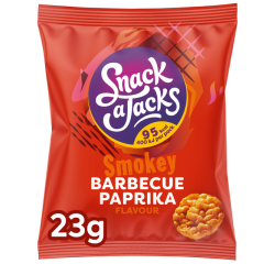 Gaufrettes Snack-a-Jacks Crispy Barbecue paprika