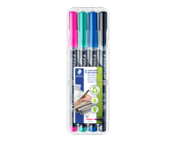 Lumocolor Permanent-Marker 317, 4 Farben Set