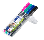 Lumocolor 317 permanent marker M set 4 colors