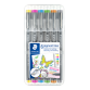 Fineliner Staedtler Pigment 308 0,3mm set 6 couleurs