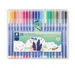 Kleurstift Staedtler 323 Triplus color à 20 kleuren