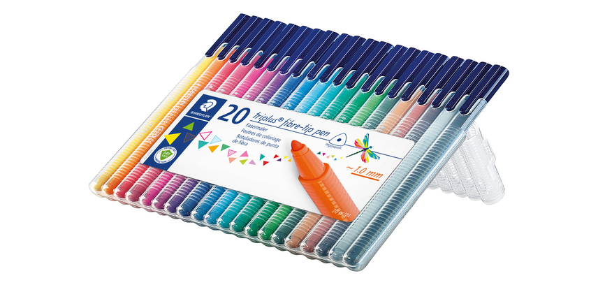 Kleurstift Staedtler 323 Triplus color à 20 kleuren