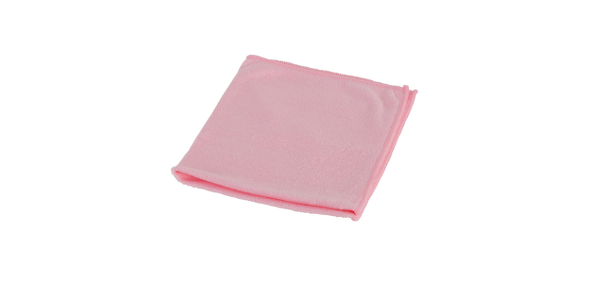 Microvezeldoek Cleaninq basic 38x38 cm rood 5 stuks