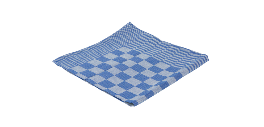 Dish towel Cleaninq blue block 65x65cm 6 pieces