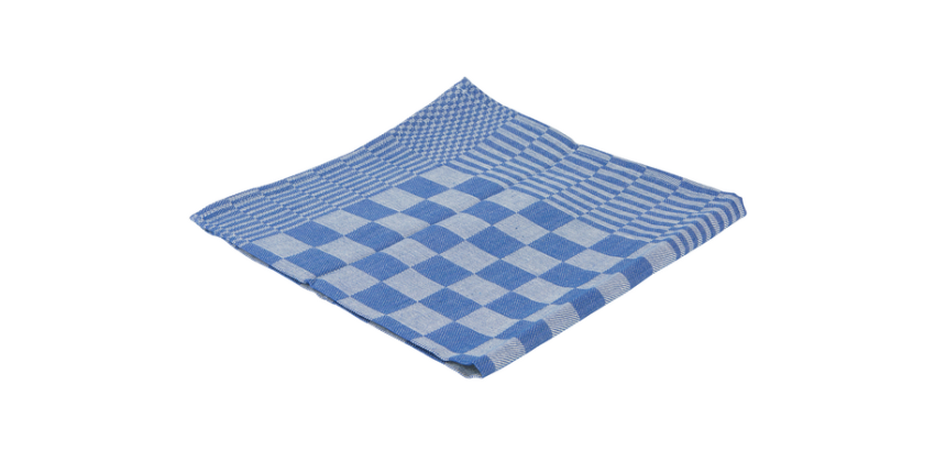 Dish towel Cleaninq blue block 65x65cm 6 pieces