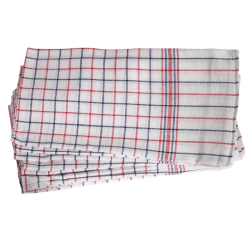 Torchon vaisselle Cleaninq national carreau 65x65cm 6 pièces