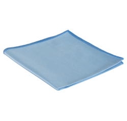 Chiffon verre microfibre Cleaninq 40x40cm bleu 3 pièces