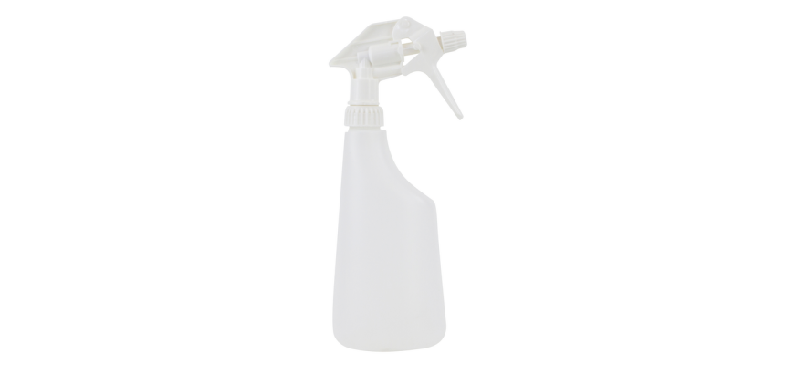 Empty 600ml Cleaninq Spray Bottle without transparent pictogram