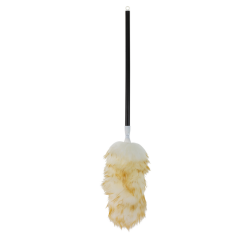 Plumeau Cleaninq laine d'agneau manche télescopique 80-110cm