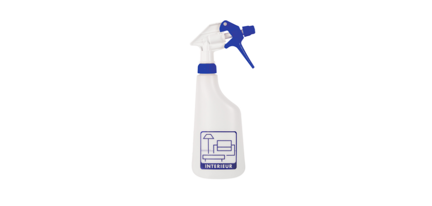 Empty Cleaning Spray Bottle 600ml with Interior Pictogram