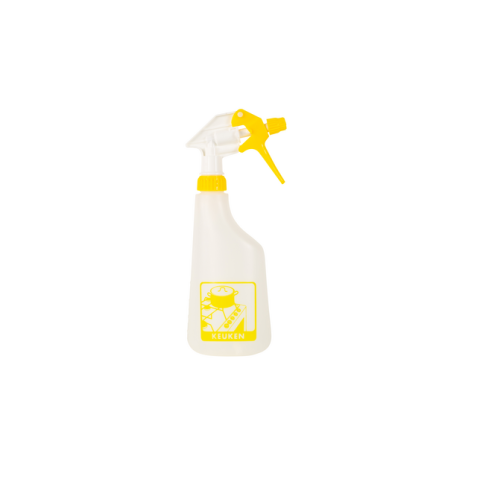 Sproeiflacon Cleaninq 600ml leeg met logo keuken