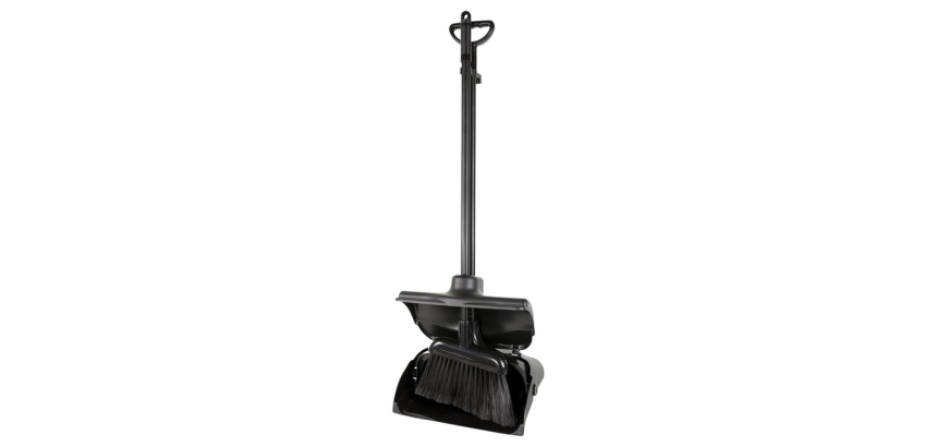 Broom and tilting dustpan Cleaninq closed position