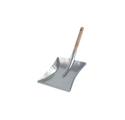 Stofblik Cleaninq verzinkt houten steel 23x21 cm