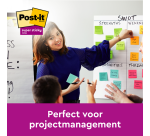 Bloc-mémos Post-it 654 Super Sticky 76x76mm Carnaval 4+2 gratuits