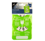 Disque de stationnement Kangaro E-car avec côté bleu et vert