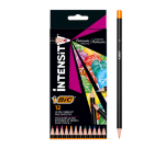 Kleurpotloden Bic Intensity Premium assorti etui à 12 stuks