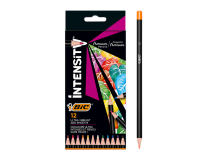 Crayon de couleur BIC Intensity Premium étui 12 couleurs