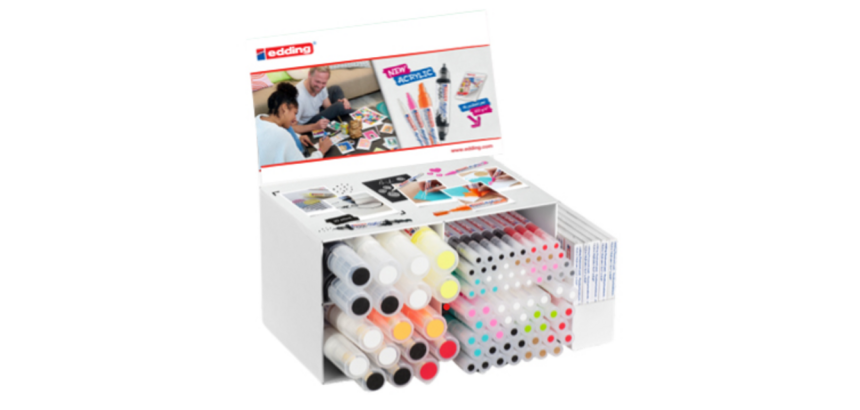 Acrylmarkierer edding e-5000, 5100, 5300, 5400 und A6-Karten