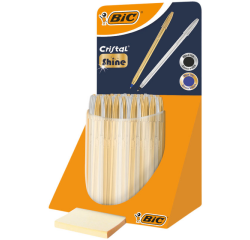 Stylo bille BIC Cristal Medium Or et Argent
