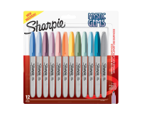 Feutre Sharpie Mustic Gems ogive Fin assorti blister 12 pièces