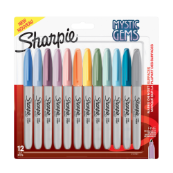 Feutre Sharpie Mustic Gems ogive Fin assorti blister 12 pièces