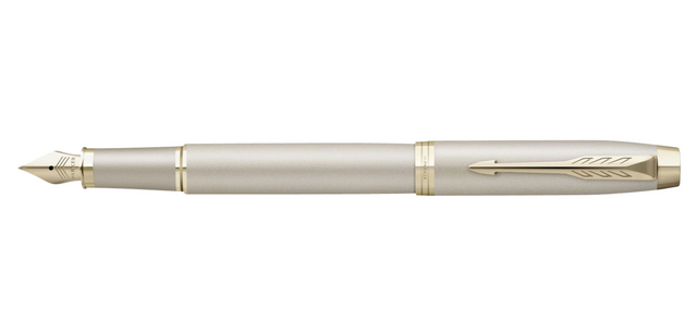 Parker IM Monochrome Champagne Medium Fountain Pen
