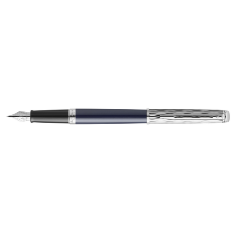 Stylo plume Waterman Hémisphère L'Essence Bleu Laqué CT Medium