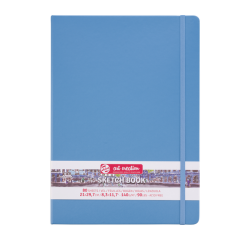 Schetsboek Talens Art Creation 80 witte vellen 140gr 210x300mm blauw