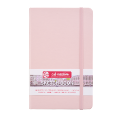 Schetsboek Talens Art Creation 80 witte vellen 140gr 130x210mm roze