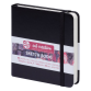 Schetsboek Talens Art Creation 80 witte vellen 140gr 120x120mm zwart
