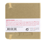 Schetsboek Talens Art Creation 80 witte vellen 140gr 120x120mm witgoud