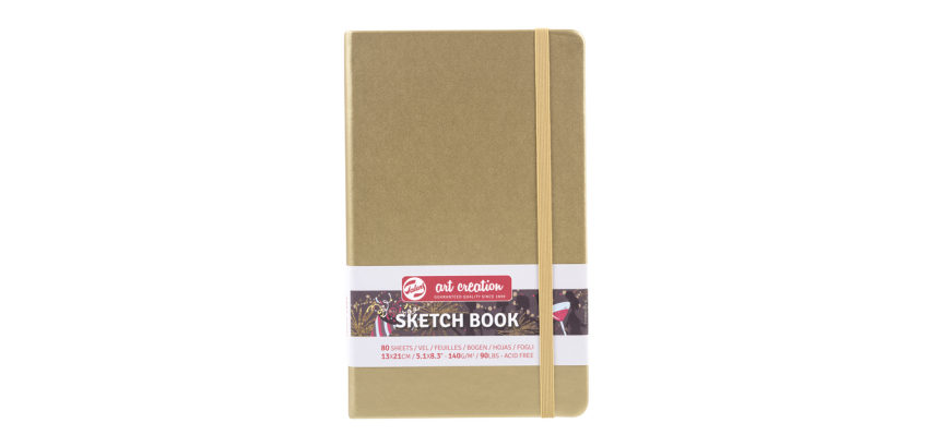 Talens Art Creation Skizzenbuch 130x210mm 140g 80 Blatt Goldgelb