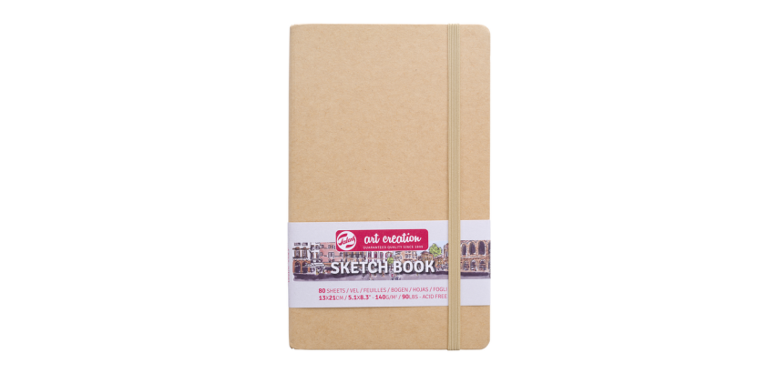 Carnet de croquis Talens Art Creation 130x210mm 140g 80 feuilles kraft