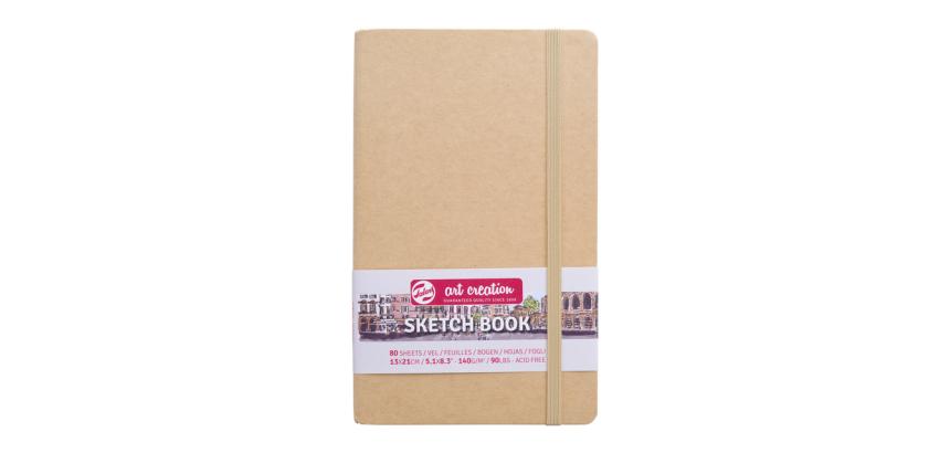 Talens Art Creation Sketchbook 130x210mm 140g 80 kraft sheets