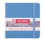 Schetsboek Talens Art Creation 80 witte vellen 140gr 120x120mm blauw