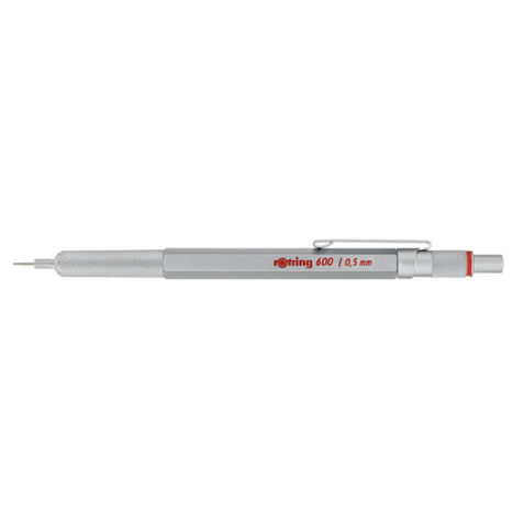 Portemine rOtring 600 0,5mm argent