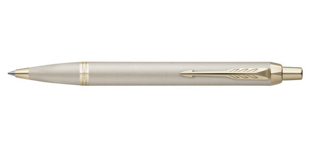 Stylo bille Parker IM Monochrome Champagne Medium
