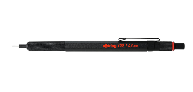 rOtring 600 0.5mm Black Mechanical Pencil