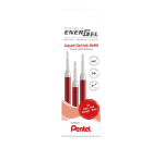 Recharge roller Pentel Energel LR7 Medium rouge set 3 pièces