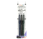 Pentel XSESP15 brush pen black blister pack of 3 pieces