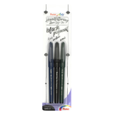 Feutre pinceau Pentel XSESP15 noir blister 3 pièces