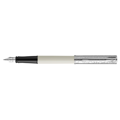 Stylo plume Waterman Allure DeLuxe White Fin