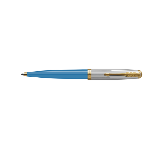 Stylo bille Parker 51 Premium Turquoise GT Medium