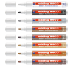 Viltstift edding 8900 meubel rond 1.5-2mm spierwit blister à 1 stuk