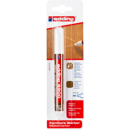 Viltstift edding 8900 meubel rond 1.5-2mm licht notenhout blister à 1 stuk