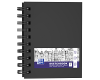 Carnet de dessins Oxford A6 80 feuilles 100g spirale