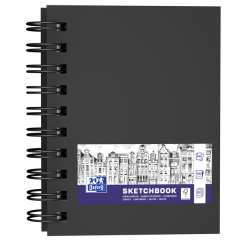 Carnet de dessins Oxford A6 80 feuilles 100g spirale