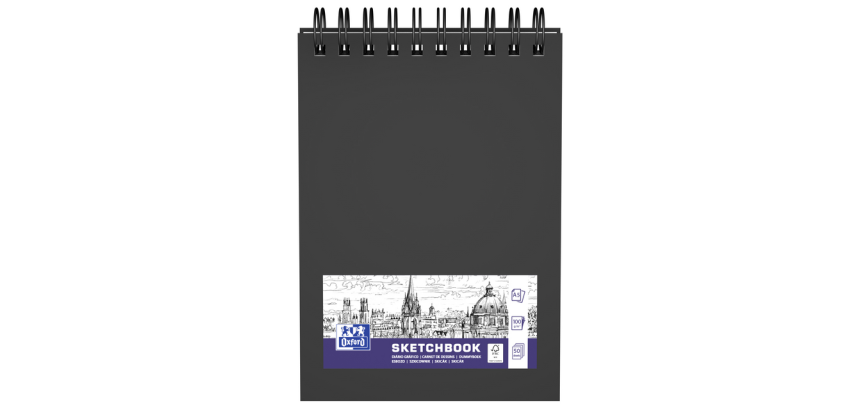 Carnet de dessins Oxford A5 50 feuilles 100g spirale