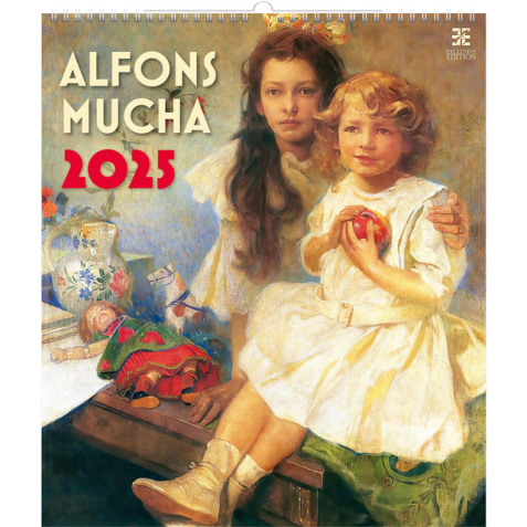 Kalender 2025 Helma 365 34x48.5cm Alfons Mucha