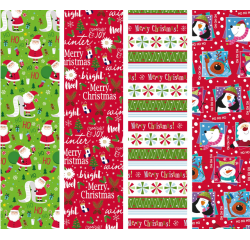 Inpakpapier Design Group Kerst 300x100cm assorti